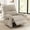 Oatmeal, variant on Christopher Knight Home Manual Recliner Chair with Massage, Swivel Rocker, Side Storage Pocket, Black