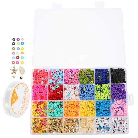 Shisuyan Perles d'Argile Recharges Brins Couleurs Assorties 1 Ensemble 19.6X13.2X2.3Cm