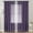 Dark Purple, variant on Sheer Curtains 2 Panels Set, Semi Transparent Pocket Sheer Window Drapes for Bedroom Living Room Dining Wedding Party Backdrop
