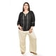 thumbnail image 4 of Blusa Boho con bordado etnico Roman Fashion /Tallas Extras, 223 (Negro) negro 38, 4 of 6