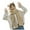Khaki, variant on Winter Beanie Cute Cartoon Thick Hat Ear Protectors Warm Plush Hat Scarf Set
