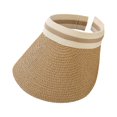 thumbnail image 1 of Boc Sun Hat Adjustable UV Protection Breathable Straw Weaving Visor Hat for Summer, 1 of 10