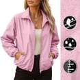 thumbnail image 4 of QQZ Women's Softshell Jacket Lined Insulated Hooded Water & Wind Resistant Coat for Outdoor Outdoor Jacket Hiking Waterproof S-3XL Women’s Jackets Fall Long Sleeve, 4 of 9