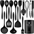 thumbnail image 1 of Silicone Kitchen Utensils Set - 15 Pieces Non Silicone Utensils Set for Cooking,428F Heat Food Grade, 1 of 5
