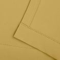 thumbnail image 7 of Superior Blackout Solid Light Filtering Rod pocket Curtain Panel Set, 26"X 63", Yellow Mustard, 7 of 7