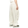 thumbnail image 4 of Pantalones casuales Sunloudy para hombre con cordón elástico en la cintura, decoración de bolsillo suelto, ropa de color sólido Sunloudy S,M,L,XL,XXL, 4 of 6