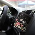 thumbnail image 4 of Renewold Aesthetic Car Vent Storage Bag Organizer Pocket for Car SUV Truck Mushroom Butterfly Hanging Air Vent Organizer Holder Sunglasses Pocket with Hook Universal Fit, 4 of 6