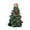 A, variant on Christmas Tree 3.54inch Artificial Christmas Tree Table Top Small Resin Christmas Tree Decorations Winter Snow Resin Ornament for Christmas Indoor Home Office Holiday Decoration