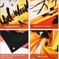 thumbnail image 2 of BEIPEGIN Halloween Door Decoration Happy Halloween Door Cover, Large Fabric Halloween Party Decorations Door Cover for Front Door Porch Wall Decoration Halloween Party Supplies, 5.9x2.9 Feet, 2 of 9