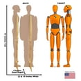thumbnail image 4 of Advanced Graphics 2791 75 x 22 & 75 x 10 in. Crash Test Dummies Cardboard Cutout, 4 of 4