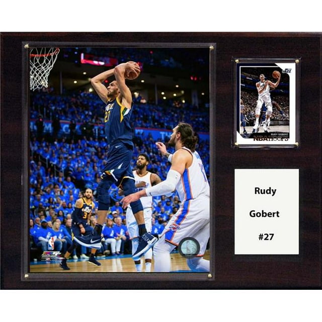 C&I Collectables 1215GOBERT NBA 12 x 15 in. Rudy Gobert Utah Jazz Player Plaque