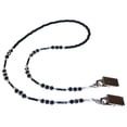 thumbnail image 6 of Face Mask Beaded Necklace Lanyard Strap Chain Holder For Women, Black Crystal, 6 of 6