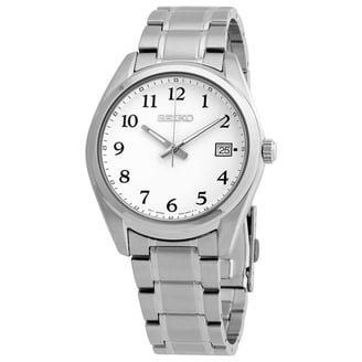 Seiko Essentials Quartz Black Dial Men's Watch SUR493 - Walmart.com