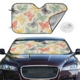 thumbnail image 4 of Goofa Butterfly Printed Car Windshield Sunshade,Foldable Reflective Sun Visor,UV Protection Heat Blocker Sunshade,Car Cooling Accessory-Medium, 4 of 7