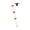 Copper, variant on Elegant Outdoor Rain Chain With 12 Flower Cups For Garden improve And Water motion Formed From Solid Iron