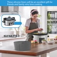 thumbnail image 4 of Silicone Slow Cooker Divider 3 In 1 Slow Cooker Liner Leakproof Silicone Crockpot Divider For Home Kitchen Party, 4 of 8