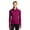Pink Rush, variant on Sport-Tek LST850 Mens Ladies Sport-Wick Stretch 1 by 2 Zip Pullover, Black - 4XL