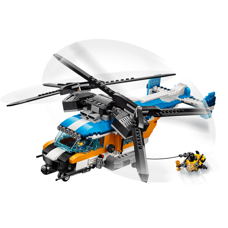 hvordan hårdtarbejdende arbejde LEGO Creator Twin-Rotor Helicopter 31096 - Walmart.com