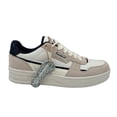 thumbnail image 5 of Reebok Court Chaos Mens Classic Style Sneakers Size 10.5 White/Navy Suede Leather, 5 of 7