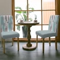 thumbnail image 3 of Dining Chair Covers Set of 4,Rustic Purple Ombre Wood Board Universal Stretch Kitchen Seat Covers Parsons Chair Protector Slipcover for Home Restaurant Party Decor,Vintage Shabby Style, 3 of 6