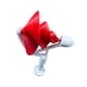 thumbnail image 4 of Generador de turbina eólica, turbina vertical en espiral, salida de permanente, mini motor, kit de construcción en PP, ligero, fácil instalación, a Rojo, 4 of 8