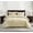 Beige, variant on Chezmoi Collection Lux 3-Piece Forest Green Velvet Comforter Set King Size, All Season Lush Plush Velvet Bedding Set with Soft Washed Microfiber Reverse
