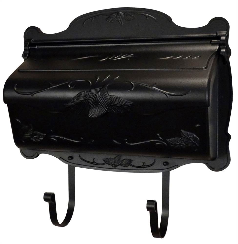 Floral Horizontal Mailbox in Black (Black) by Special Lite Products Company, Inc
