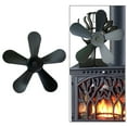 thumbnail image 3 of Hoja de ventilador de , 5 s pieza de repuesto para ventilador de ventilador para quemadores de / chimenea gris perfecl Parte del ventilador accionado por calor, 3 of 6