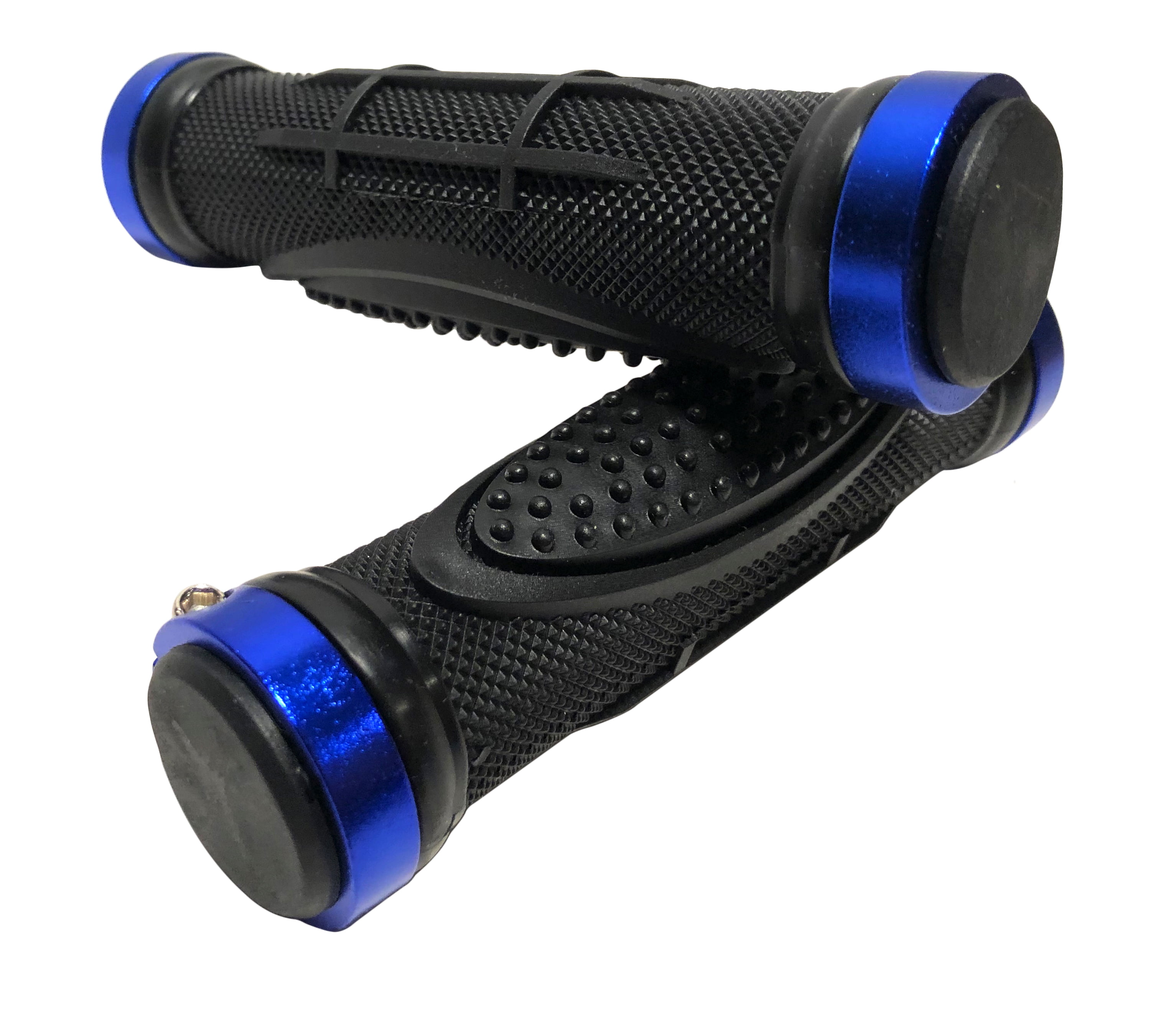 MOUNTAIN BIKE MTB BMX BICYCLE CYCLING CYCLE SCOOTER 1PR BLUE HANDLE BAR GRIPS 