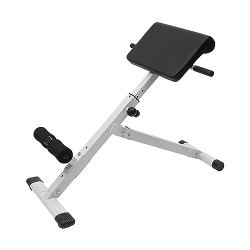 Hyperextension Bench, Buttocks Machine, Leg Strength Trainer, Multi Functional Ab Bench, Waist Extension Workout, 5 Levels Adjustable Roman Chair, for Back Extension, Home Men Wome