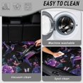 thumbnail image 5 of Yuyamidu Purple Hummingbird Floral Car Trunk Mat, 29-39 Inches Universal Fit Non-Slip Rear Cargo Liner for SUV Sedan Truck, Machine Washable All Weather Vehicle Interior Decor, 5 of 7
