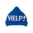 thumbnail image 1 of "Help!" Bonnet Tricoté - Royal, 1 of 1