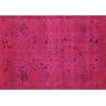 thumbnail image 1 of Ahgly Company Indoor Rectangle Abstract Pink Modern Area Rugs, 2' x 4', 1 of 4