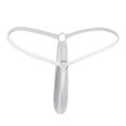 thumbnail image 3 of XmhyTop 2 Piezas Tangas Sexy para Mujer, Thong de Encaje Crotchless, Diseño Low Rise, Blanco, Talla XL, 3 of 3