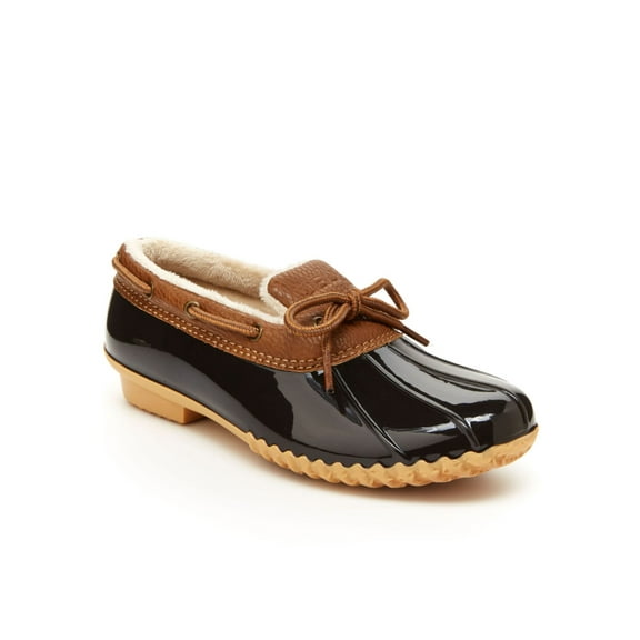 JBU BY JAMBU Womens Brown Water Resistant Woodbury Round Toe Slip On Duck Boots 6 M