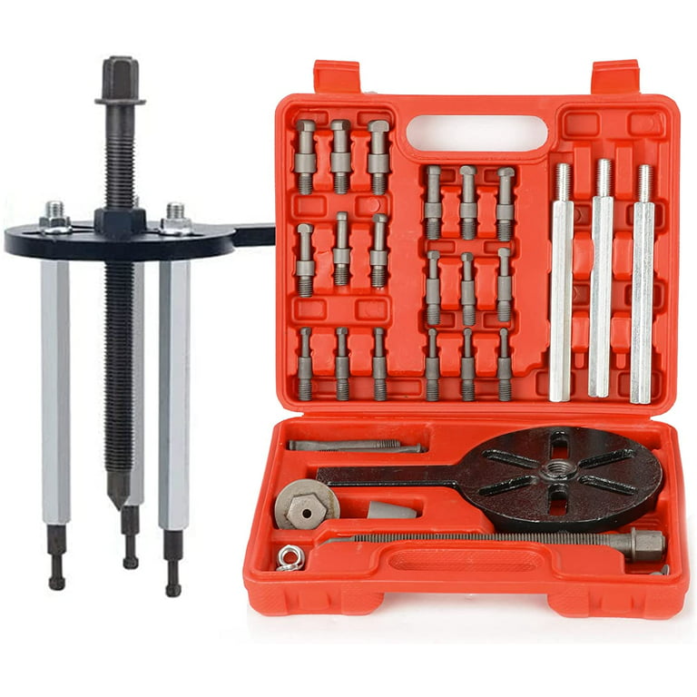 SHANNA Bearing Puller Set, 21 in 1 Bearing Disassembly Puller Inner Hole  Puller Removal Tool Three-jaw Puller Set 
