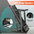 ADNOOM Treadmill with Desk, 300lbs Capacity Treadmill with Incline