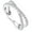 C-Wedding Band, variant on Wedding Band for Women Moissanite 925 Sterling Silver Eternity Wedding Ring Stacking Band for Her Size 7