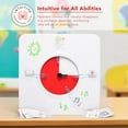 thumbnail image 4 of TIME TIMER 8 inch Visual Timer With Visual Schedule Kit - 60 Minute Kids Desk Countdown Clock, 4 of 6