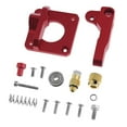thumbnail image 5 of JWQFBC Aluminum Upgrade Red Right MK8 Extruder Extrusion for Ender 3 CR10 CR10S PRO CR8, 5 of 8