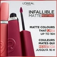 thumbnail image 3 of L'Oréal Paris Infallible Matte Resistance Liquid Lipstick, 3 of 8