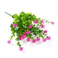 thumbnail image 2 of Advancent Flores artificiales colgantes de pared de plantas de plástico para exteriores, tamaño compacto, ahorro de espacio funcional, Decoración Rojo purpura, 2 of 6