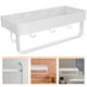 thumbnail image 3 of Estante de baño de pared, toallero de aluminio, gancho, accesorio de baño, 3 of 5