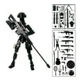 thumbnail image 1 of 13 Action Figure, 13 Action Figure 3D Printed Multi-Jointed Movable, Dummy 13 Action Figure, Creative Decompression Action Doll Set Assembly Model Ornament, Black, 1 of 2