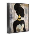 thumbnail image 2 of Stupell Industries Art Deco Elegant Fashion Silhouette Black Framed Giclee Art, 11 x 14, by Lauren Luna, 2 of 8