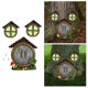 thumbnail image 5 of Gnomo de hadas en mini, ventana y puerta para decoración de árboles, puerta y ventanas de hadas oscuras, decoración de rdín para CUTICAT Puerta de hadas en miniatura, 5 of 8