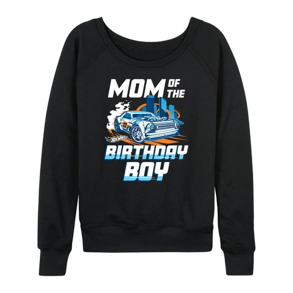 Hot Wheels - Mom Of Birthday Boy - Women's Lightweight French Terry Long Sleeve Shirt