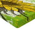 thumbnail image 2 of Ambesonne Nature Fitted Sheet, Floral with Sunflowers, Queen Size, Multicolor, 2 of 3