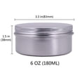 thumbnail image 2 of Latas Healthcom de Aluminio Plateado 180 ml Paquete de 12, 2 of 5
