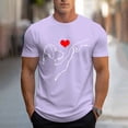 thumbnail image 1 of Tops para hombre, blusas y camisas de cuello redondo y manga corta para hombre, blusas casuales de cuello redondo con estampado de moda para hombre, blusas de cuello redondo y manga corta, camisas par, 1 of 6